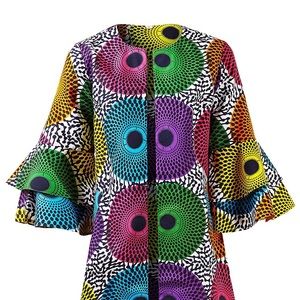 Women African Print Jacket
